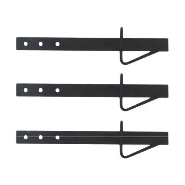 Kit 3 Trancas de Porteira Aço Pintado N131 370mm para Sítio e Fazenda Metasal Kit 3 Trancas de Porteira Aço Pintado N131 370mm Metasal