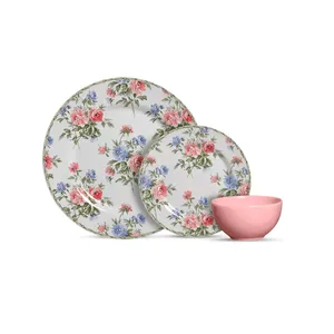 Aparelho de Jantar Alleanza, Romântica Bowl, 12 Peças, Faiança - 1019-003