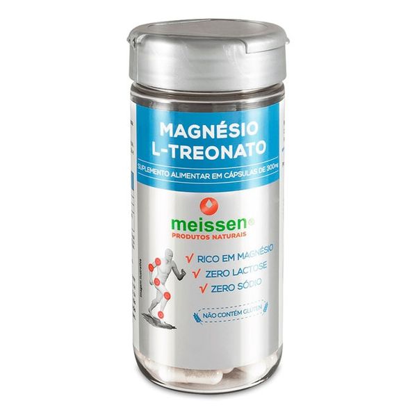 Magnésio L-Treonato 300mg Meissen 60 Cápsulas