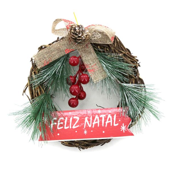 Guirlanda Feliz Natal Le 15cm