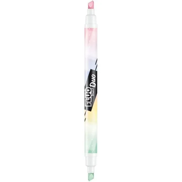 CANETA MARCA TEXTO FLUO DUO PASTEL FORMATO CANETA