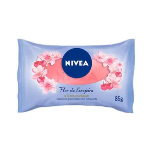 Sabonete de Glicerina Nivea Óleos Essenciais Flor de Cerejeira 85g
