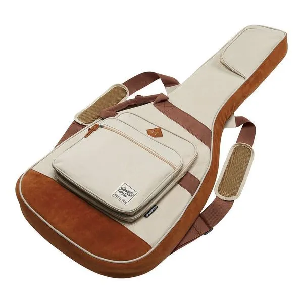 Bag para Guitarra IGB541-BE Powerpad Revestimento Acolchoado 4 Compartimentos Bege Ibanez Bag para Guitarra IGB541-BE Powerpad 4 Compartimentos Bege Ibanez