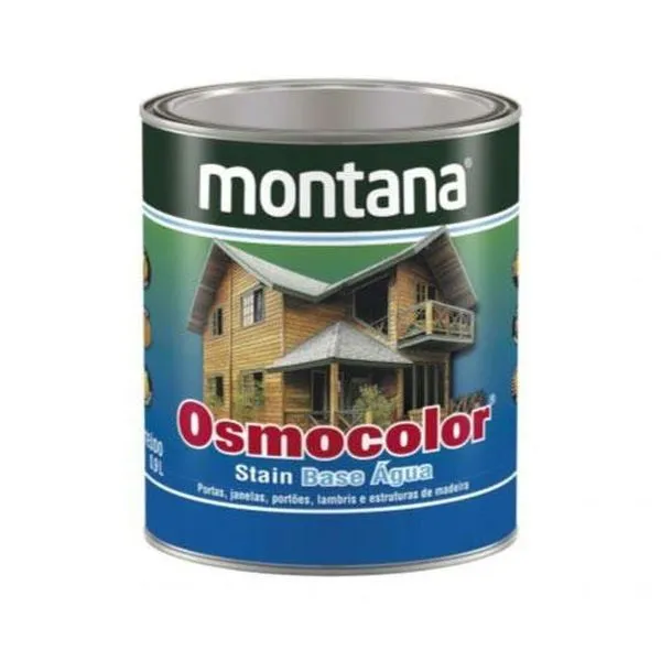 Stain Base Água para Madeira Osmocolor Acetinado Proteção Uv Hidrorrepelente Transparente Montana Stain Base Água para Madeira Osmocolor Acetinado Proteção Uv Transparente Montana