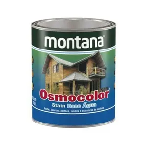 Stain Base Água para Madeira Osmocolor Acetinado Proteção Uv Hidrorrepelente Transparente Montana Stain Base Água para Madeira Osmocolor Acetinado Proteção Uv Transparente Montana