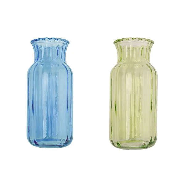 Vaso Decorativo Sortido Vidro 6x6x13,5cm LM3696 - honeyhome