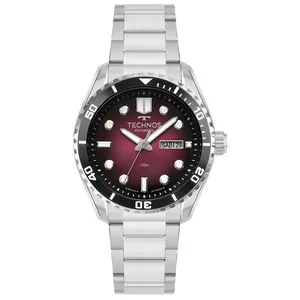 Relógio Technos Automático Masculino Diver Prata - 8205PA/1R 8205PA/1R