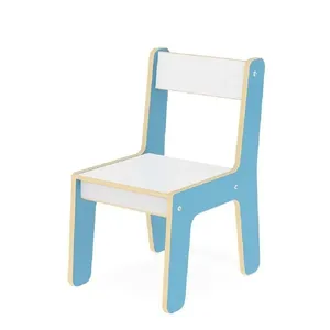 Cadeira Infantil Mdf Azul e Branco Multiuso Ergonômica Suporta Até 35kg para Quartos e Escolas Junges Cadeira Infantil Mdf Azul e Branco Multiuso Ergonômica Suporta Até 35kg Junges