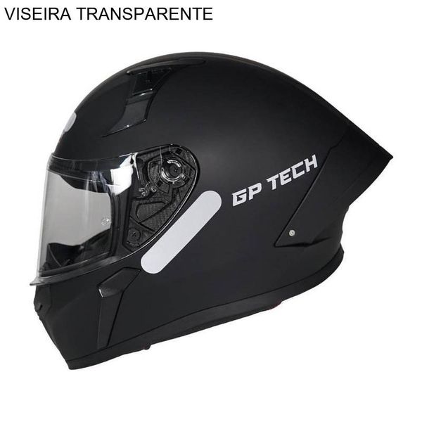 Capacete GP Tech Sense Mono Fosco Preto 58 (MP)