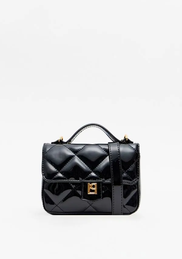 Bolsa Tote Mini Em Matelassê Preto U