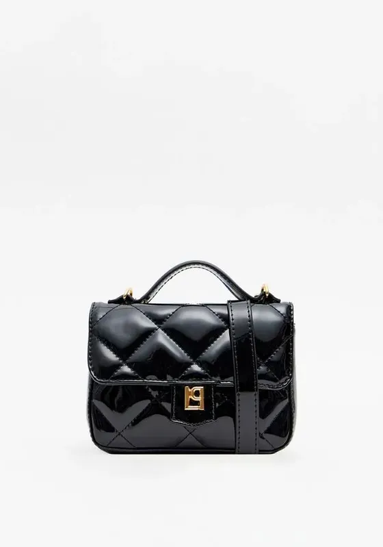 Bolsa Tote Mini Em Matelassê Preto U