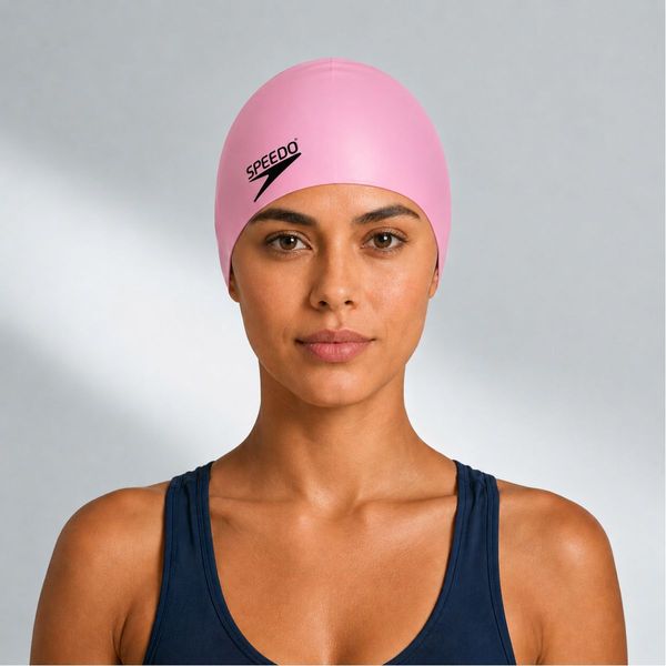Touca de natação Big Swim Cap - ROSA ÚNICO