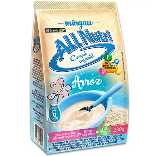 Mingau de Arroz Allnutri Cereal Infantil 230g