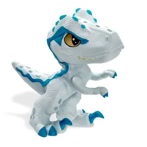 Boneco Dino Velociraptor Baby Jurassic World De Vinil Grande