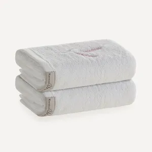 Jogo de Lavabo 2 Peças 100% Algodão Arabella Branco