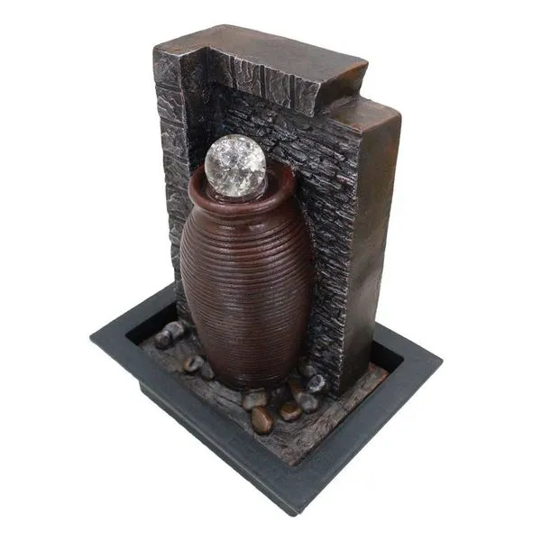 Fonte De água Decorativa Com Luz De Led Bivolt