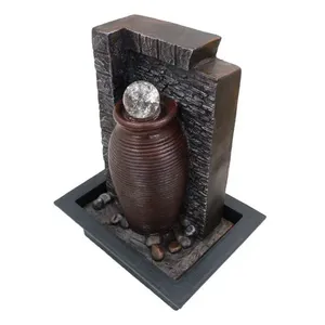 Fonte De água Decorativa Com Luz De Led Bivolt
