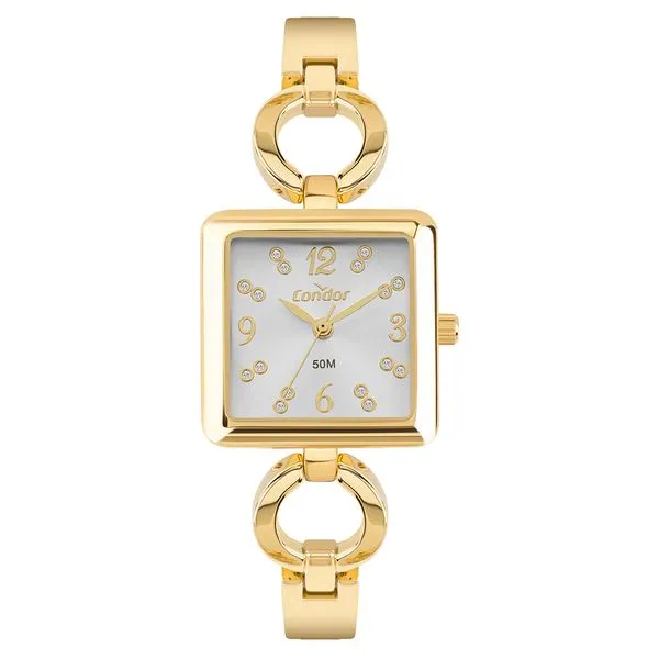 Relógio Condor Feminino Bracelete Dourado - CO2035NVF/5K