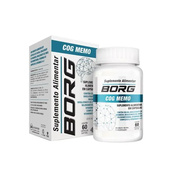 Borg Cog Memo Colina Borg 60 Cápsulas
