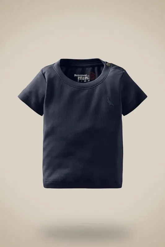 Camiseta Pima Mc Bb Melhor Do Mundo Marinho Stoned - M