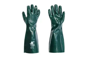 Luva de PVC com forro palma aspera 9.1/2" x 45 cm - KALIPSO