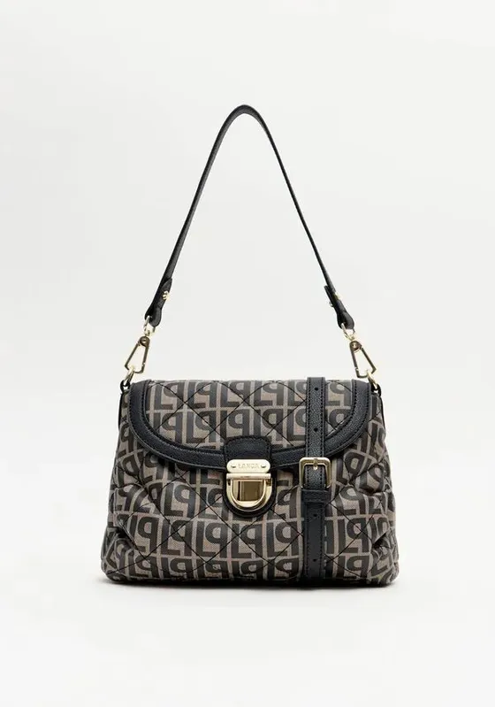 Bolsa Shoulder Monograma Matelassê Preto U
