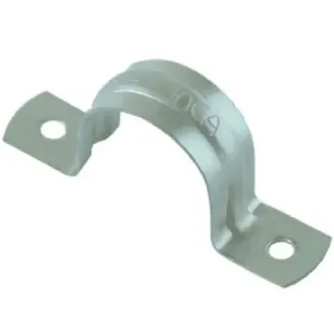 Abraçadeira Tipo U 3-8 10.040.0012 para Eletrodutos e Tubulações Aparentes Aço Carbono Zincado Inca Abraçadeira Tipo U 3-8 10.040.0012 para Fixação de Eletrodutos Aço Carbono Zincado Inca