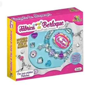 Brinquedo Fábrica de Berloques Crie Suas Pulseiras Infantil