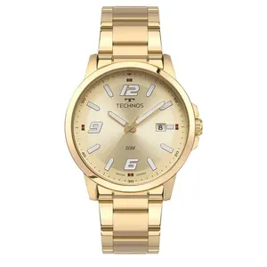 Relógio Technos Masculino Racer Dourado - 2315LAW/1X