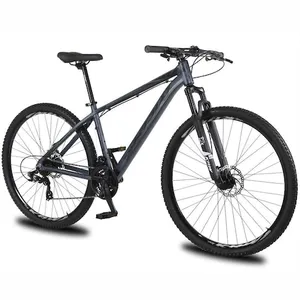 Bicicleta Aro 29 KRW em Alumínio 24 Velocidades Freio à Disco Suspensão Dianteira Mountain Bike Kr1