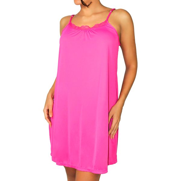 Camisola De Liganete Liso Fúcsia