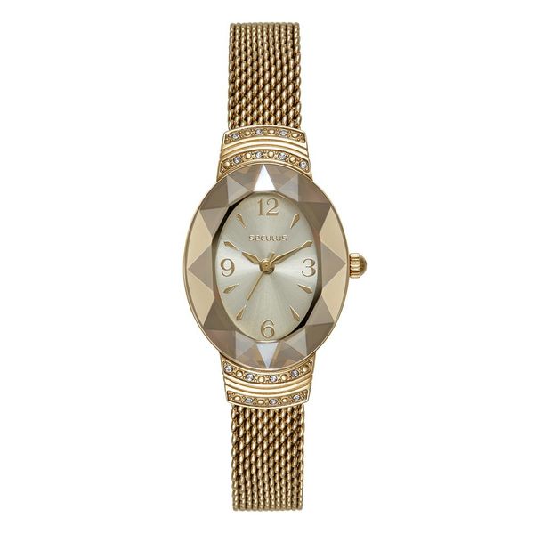 Relógio Seculus Feminino Ref: 44275lpsvda1 Aço Bracelete Oval