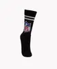 meia cano alto canelado nfl preta 39-43