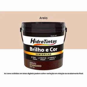 Tinta Acrílica Standard Semibrilho 15L Hidrotintas Brilho E Cor Areia (MP)