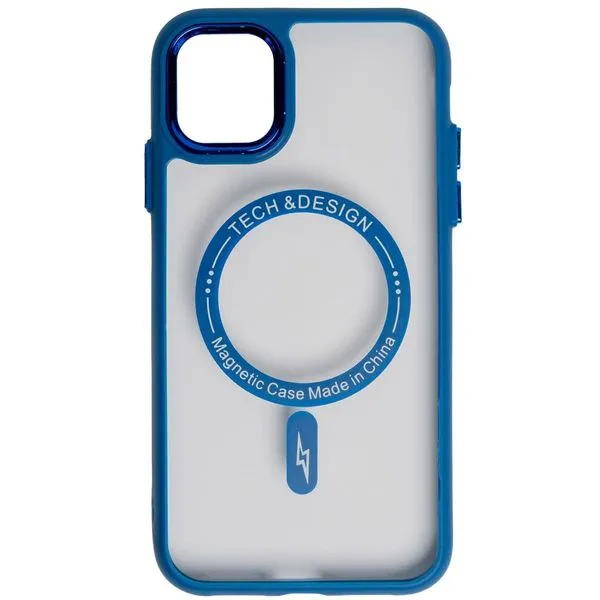 Capinha De Celular Iphone 11 Bibi Cell Compatível Com Magsafe Azul (MP)
