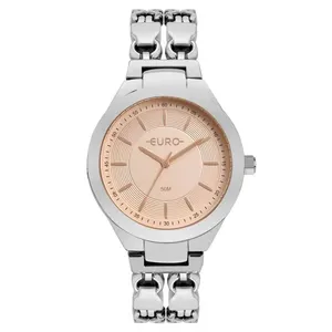 Relógio Euro Feminino Chains Prata - EU2035YUO/4K EU2035YUO/4K