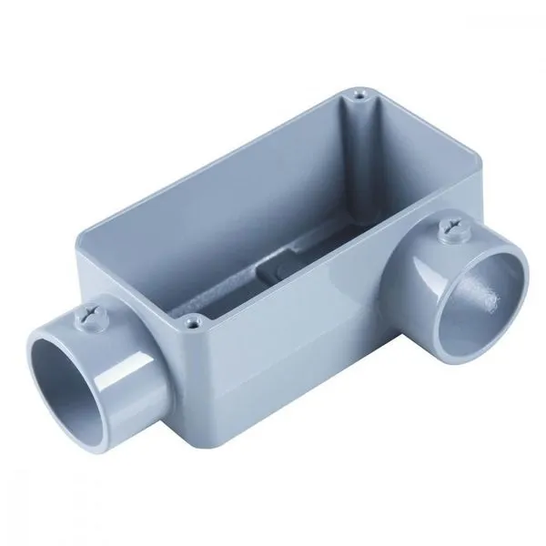 Condulete Fixo 3 Tipo Ll - Com Tampa - Rosca Bsp - Sem Pintura