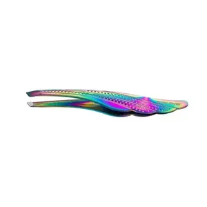 Pinça de Depilação Soling Asa de Anjo Multicolor 9,5cm