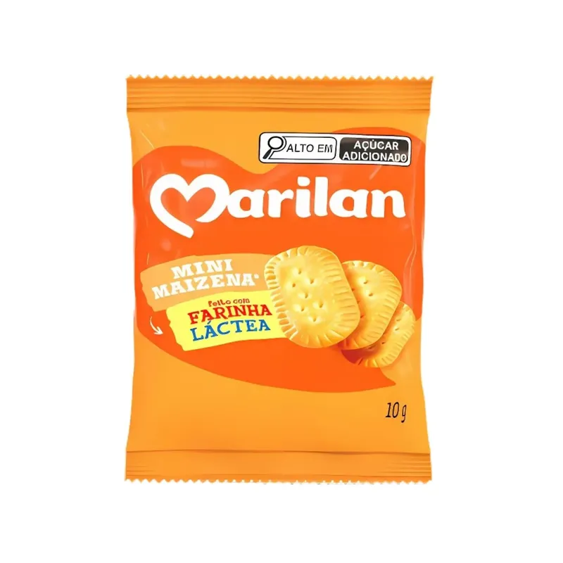 Biscoito Maizena Sachê Marilan - 200 Unidades 10g