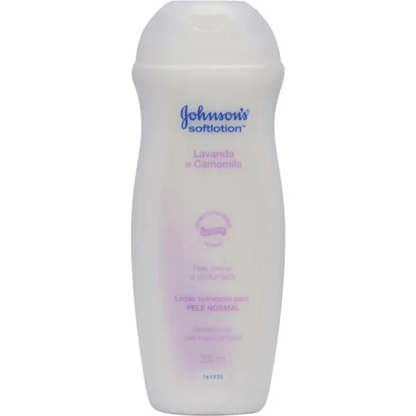 Loção Corporal Hidratante Johnson Lavanda e Camomila 200ml