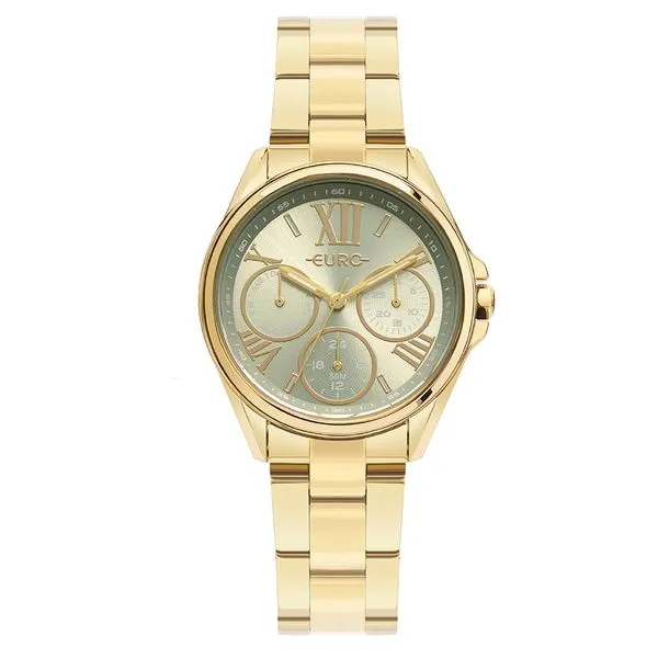 Relógio Euro Feminino Multiglow Dourado - EU6P29AIP/4C EU6P29AIP/4C
