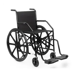 Cadeira de Rodas CDS 101 Nylon Preta 85Kg CDS 1 Unidade
