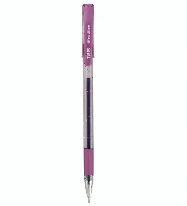 Caneta Gel Glitter Roxa