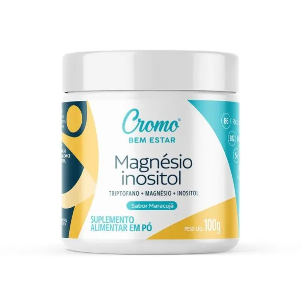 Magnésio Inositol Cromo Bem Estar 120g