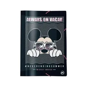 Pasta Aba Elástica DAC Disney Dac Mickey 2 em Polipropileno para Organização de Documentos Formato Ofício Pasta Aba Elástica DAC Disney Dac Mickey 2 em Polipropileno Formato Ofício para Documentos