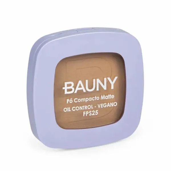 Pó Compacto Matte Bauny FPS25 Cor 070 10g