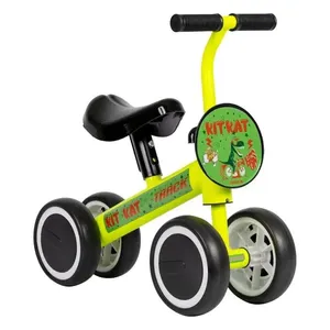 Bicicleta De Equilíbrio TK3 Track Kit Kat Até 20kg Amarelo (MP)