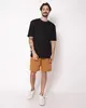 Bermuda Masculina Reta Texturizada Bege P