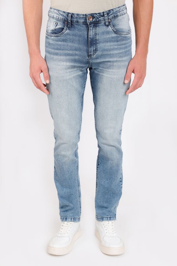 Calça Jeans Slim Vintage Liocel Azul Claro - 40