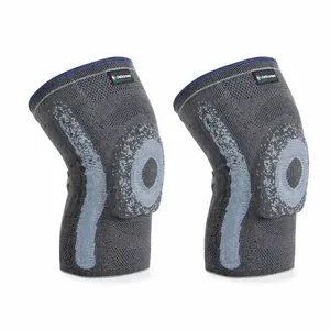 Par de Joelheira Knit Ortho Care Dellamed M / Preto